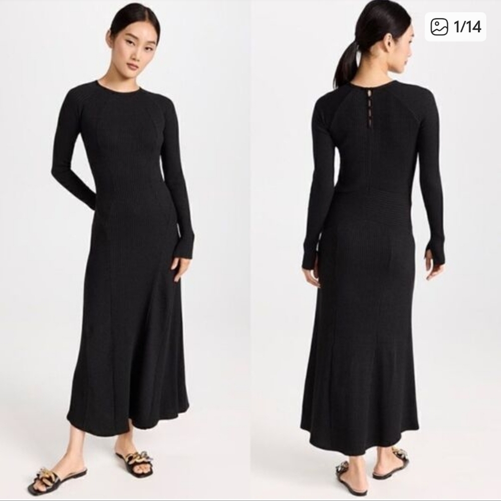 Rag & Bone Echo Maxi Knit Sweater Dress